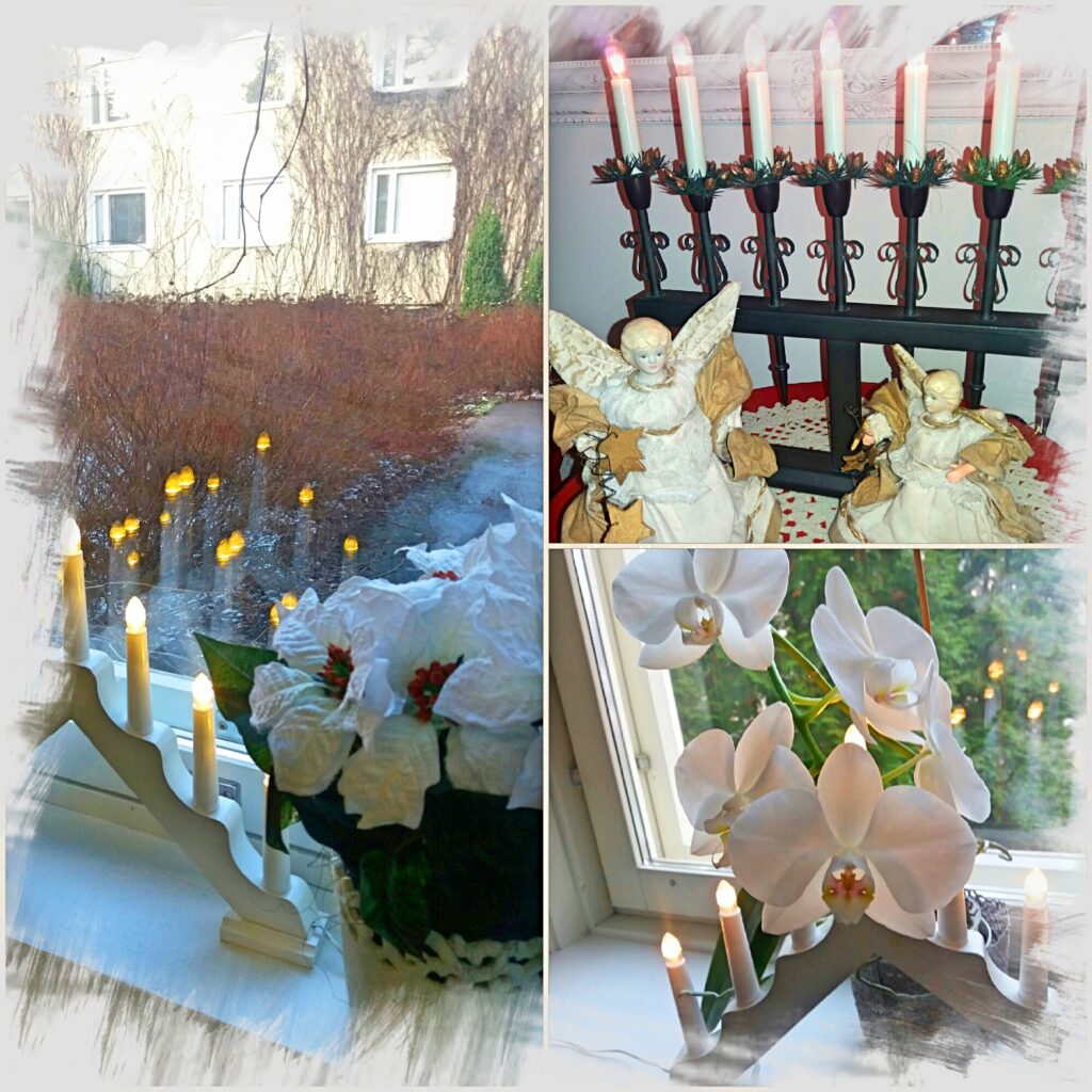 Kukkia ja kyntilöitä